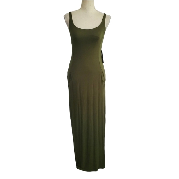 Lulu's "Your Everything" Olive Green Maxi Dress - Picture 3 of 12